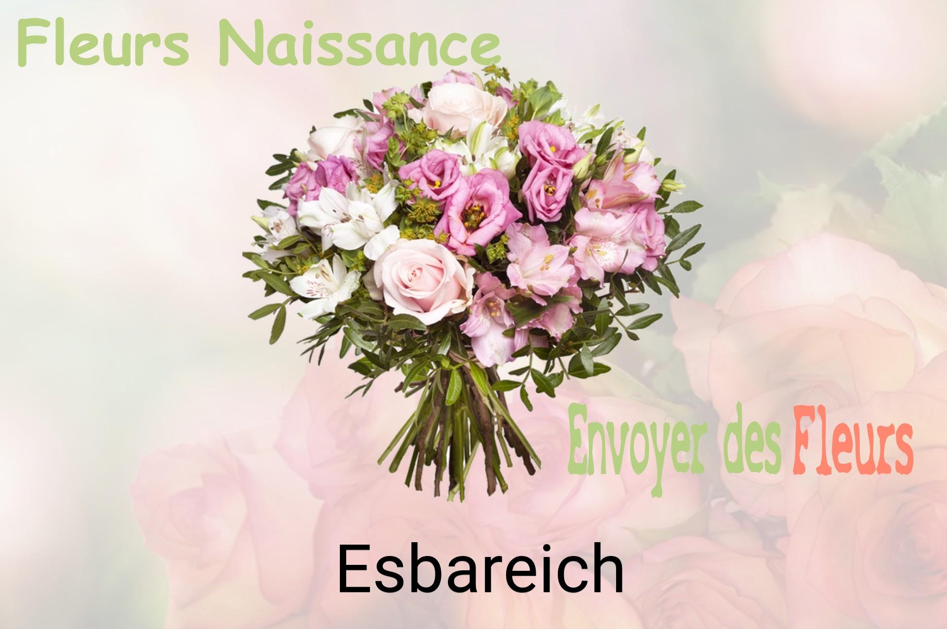 Bouquet de fleurs de naissance livré à Esbareich